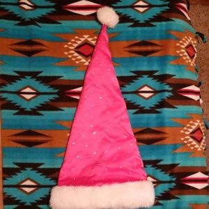 Pink Christmas hat